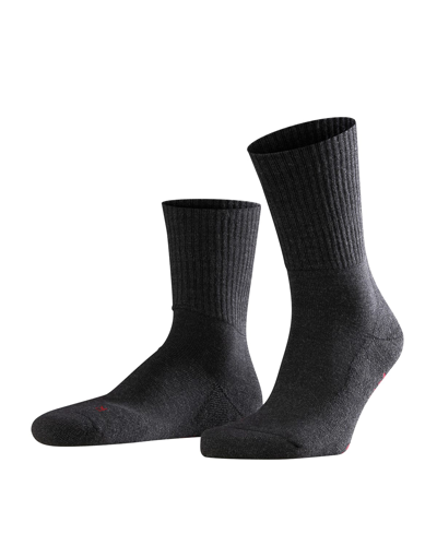 Shop Falke Men's Walkie Light Sport Spirit Wool-blend Socks In Anthracite