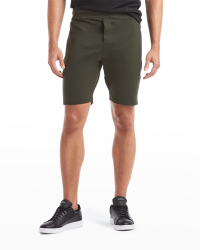 Shop Public Rec Men's All Day Every Day Stretch-nylon Shorts In Dark Olive