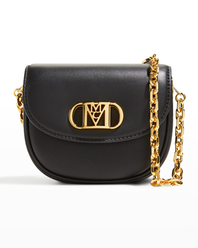 Shop Mcm Mode Travia Flap Chain Crossbody Bag In Black