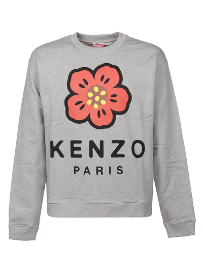 Shop Kenzo Men's Grey Cotton Sweatshirt