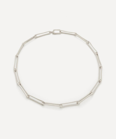 Shop Monica Vinader Sterling Silver 17'alta Long Link Chain Necklace