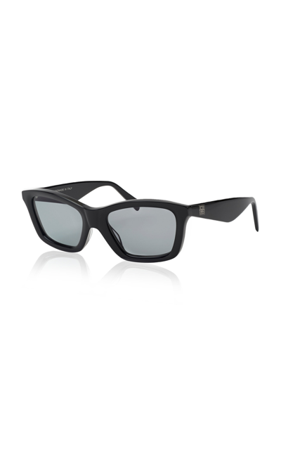 Shop Totême The Classics Square-frame Acetate Sunglasses In Black