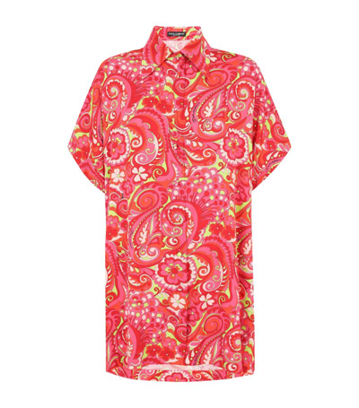 Shop Dolce & Gabbana Paisley Print Shirt In Multi