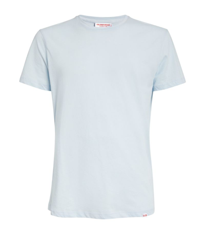 Shop Orlebar Brown Organic Cotton Ob-t T-shirt In Blue