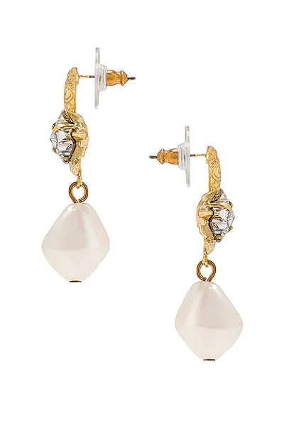Shop Jennifer Behr Lune Earrings In Pearl