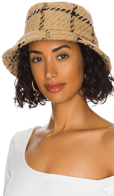 Shop Anine Bing Cami Bucket Hat In Brown