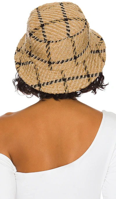 Shop Anine Bing Cami Bucket Hat In Brown