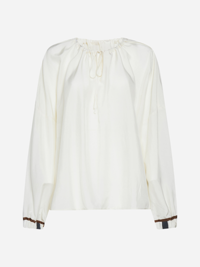 Shop Alysi Silk Blouse