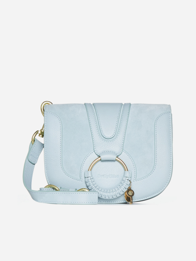 Shop See By Chloé Hana Leather And Suede Bag