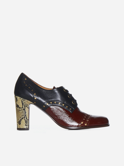 Shop Chie Mihara Farid Leather Derby Shoes