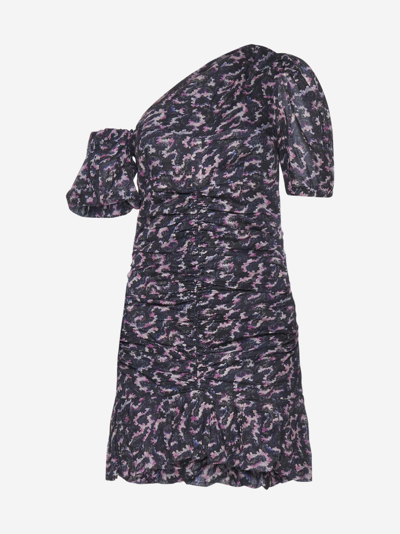 Shop Isabel Marant Étoile Lecia Print Cotton Mini Dress