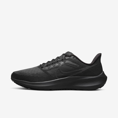 Shop Nike Men's Pegasus 39 Road Running Shoes In Black