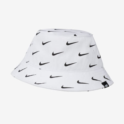 Shop Nike Little Kids' Bucket Hat In White