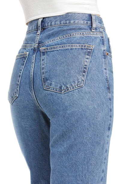 Topshop High Waist Runway Jeans In Blue | ModeSens