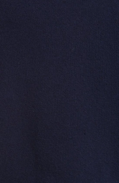 Shop Frame Cashmere Crewneck Sweater In Navy