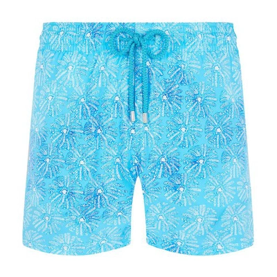 Shop Vilebrequin Urchins Stretch Swim Shorts In Horizon