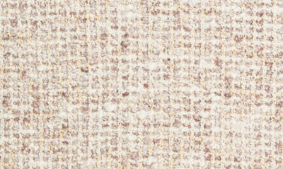 St John Metallic Eyelash Knit Skirt In Brown Multi