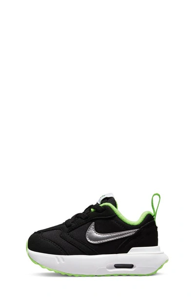 Shop Nike Air Max Dawn Sneaker In Black/ Chrome/ Green/ White