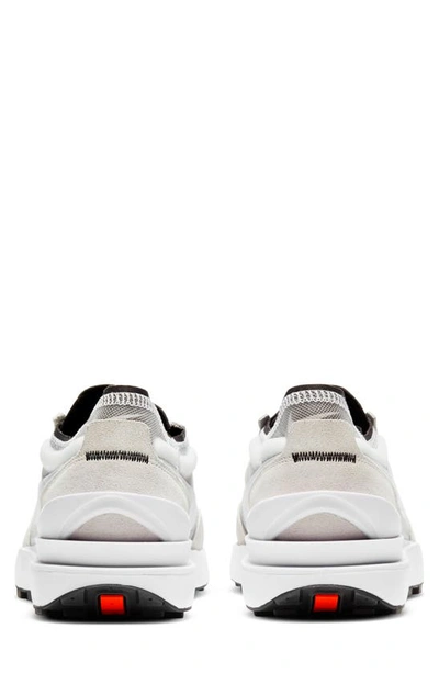 Nike Men's Waffle One Casual Sneakers From Finish Line In Summit White/ Black/ Orange