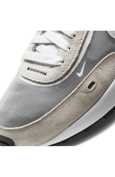 Nike Men's Waffle One Casual Sneakers From Finish Line In Summit White/ Black/ Orange