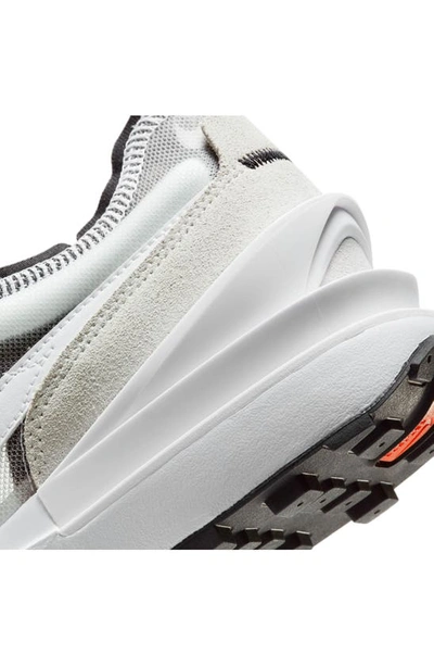 Nike Men's Waffle One Casual Sneakers From Finish Line In Summit White/ Black/ Orange