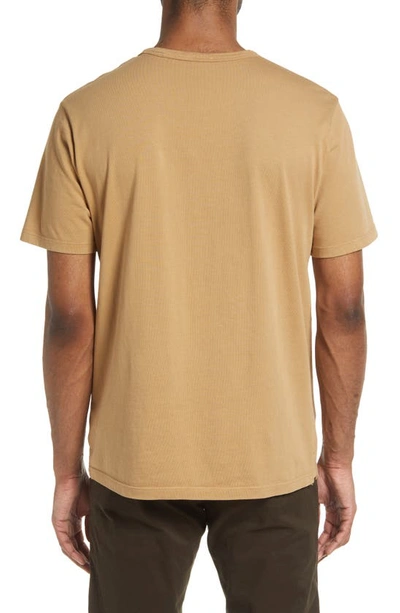 Shop Vince Solid T-shirt In New Camel