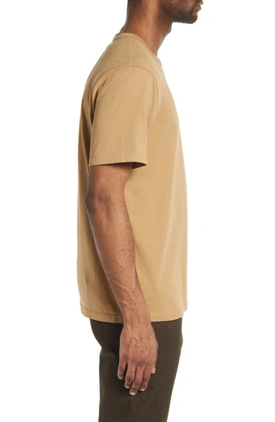 Shop Vince Solid T-shirt In New Camel