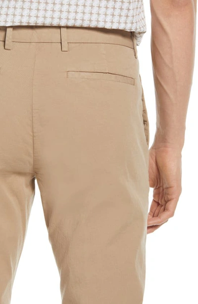 Shop Theory Zaine Patton Slim Fit Pants In Beige Stone