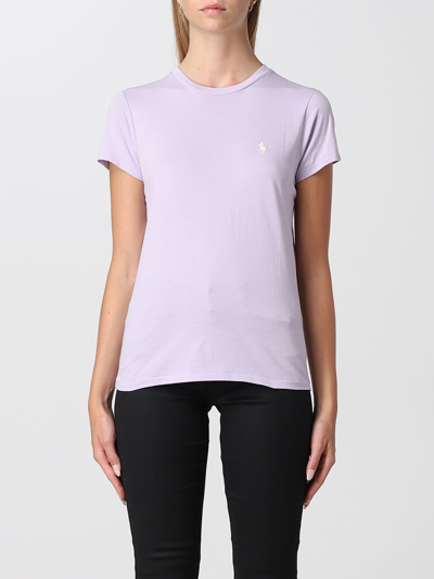 Shop Polo Ralph Lauren T-shirt  Woman In Lilac