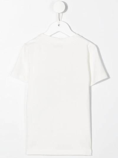 Roberto Cavalli Graphic-print Short-sleeved T-shirt In White