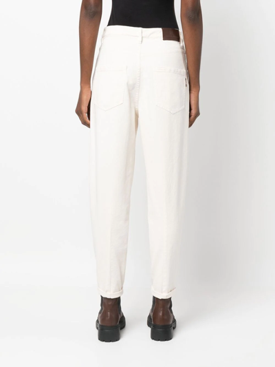 Brunello Cucinelli Straight-leg Cut Trousers In Nude