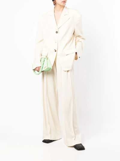 Rejina Pyo Sloane Single-breasted Blazer In Weiss