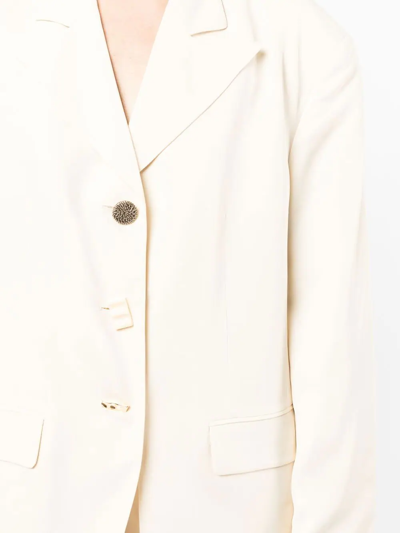 Rejina Pyo Sloane Single-breasted Blazer In Weiss