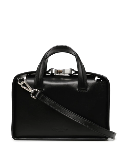 Shop Alyx Small Leather Tote Bag In Black