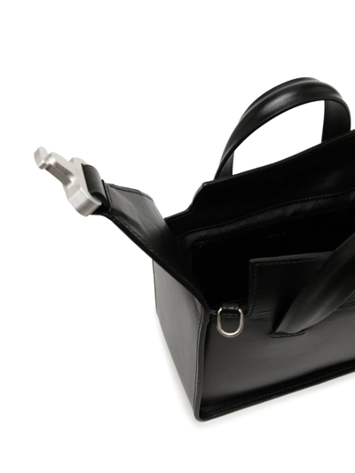 Shop Alyx Small Leather Tote Bag In Black