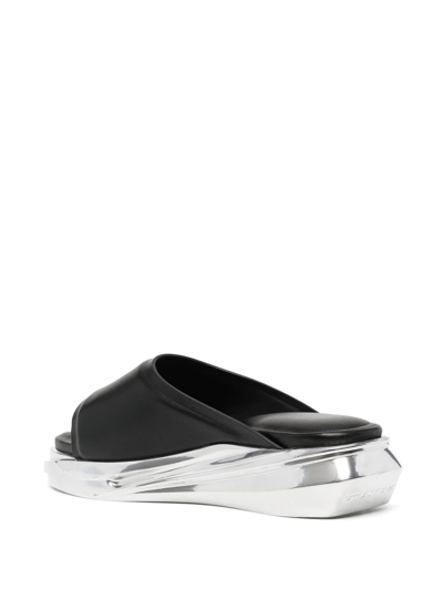 Shop Alyx Chunky-sole Slide Sandals In Black
