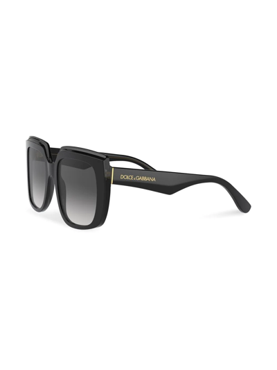 Shop Dolce & Gabbana Square-frame Sunglasses In Schwarz