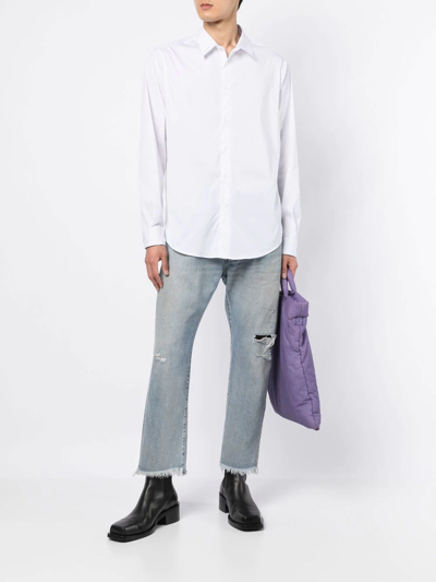 Shop Frame Long-sleeved Shirt In White
