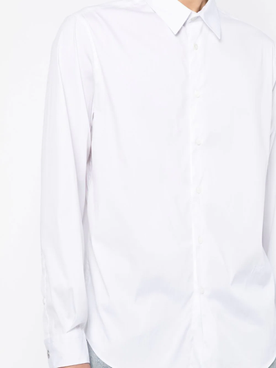 Shop Frame Long-sleeved Shirt In White