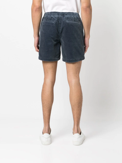 Shop Polo Ralph Lauren Drawstring-waist Corduroy Shorts In Blue