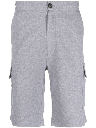 Brunello Cucinelli Side Cargo-pocket Bermuda Shorts In Grau
