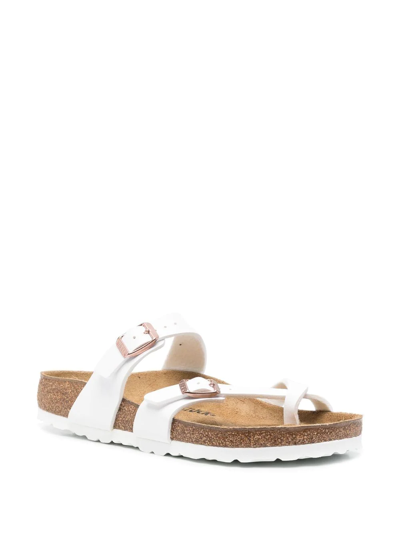 Birkenstock May Double-strap Sandals In White