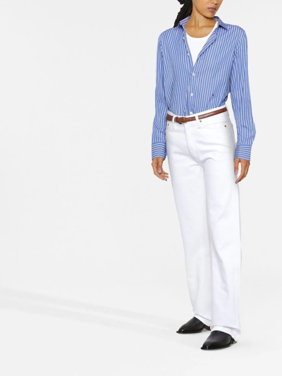Re/done 90s High-rise Straight-leg Jeans In Weiss