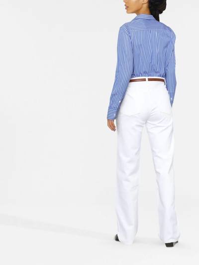 Re/done 90s High-rise Straight-leg Jeans In Weiss