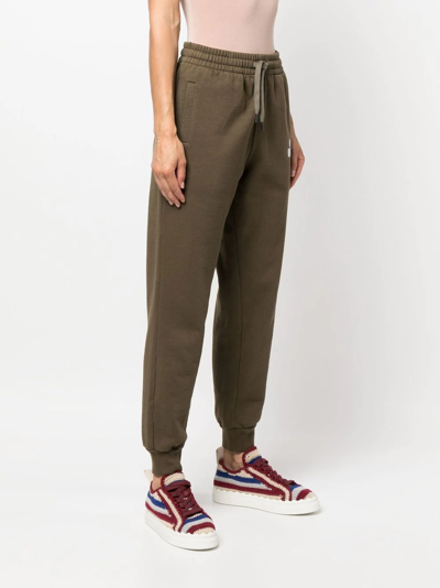 Shop Isabel Marant Étoile Logo-print Track Pants In Green