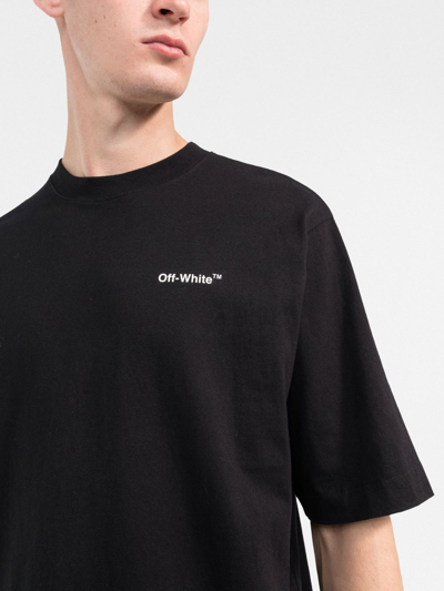 Shop Off-white Caravaggio-print T-shirt In Schwarz