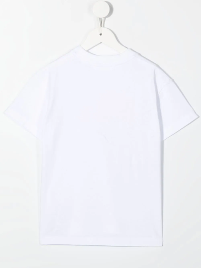 Shop Palm Angels Graphic-print T-shirt In White