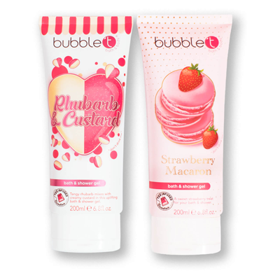Shop Bubble T Cosmetics Soapscription Rhubarb & Custard And Strawberry Macaron