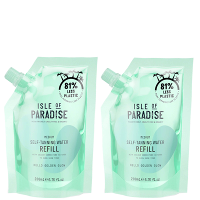 Shop Isle Of Paradise Medium Self-tanning Water Refill Bundle