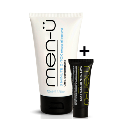 Shop Menu 3 Minute D-tox And Matt 'skin Refresh' Gel Bundle